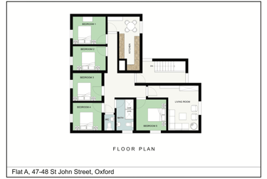 5 bed house, St John Street, City Centre, Oxford, OX12LQ - Image 7