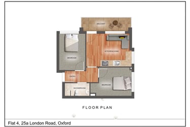 2 bed flat, a London Road, Headington, Oxford, OX37RE - Image 6