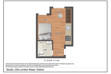 1 bed studio, 25A London Road, Headington, Oxford, OX37RE - Image 3