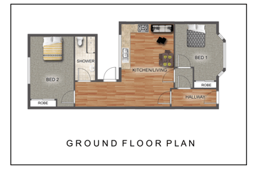 2 bed flat, East Avenue, Iffley, Oxford, OX41XP - Image 2