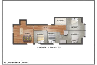 1 bed house, Cowley Road, City Centre, Oxford, OX41JE - Image 2