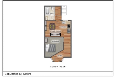 1 bed flat, James Street, City Centre, Oxford, OX41EX - Image 3