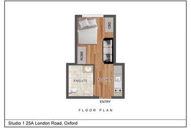 1 bed studio, 25A London Road, Headington, Oxford, OX37RE - Image 6