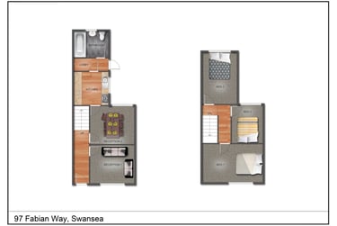 3 bed house, Fabian Way, Port Tennant, Swansea, SA18PA - Image 3