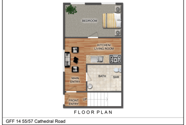 1 bed flat, Cathedral Road, Riverside, Cardiff, CF119HD - Image 9