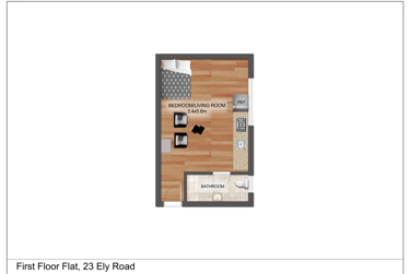 1 bed studio, Ely Road, Llandaff, Cardiff, CF52JF - Image 6