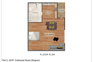 1 bed flat, Cathedral Road, Riverside, Cardiff, CF119HD - Image 7