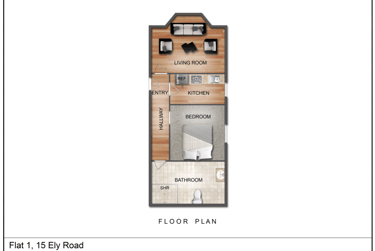1 bed flat, Ely Road, Llandaff, Cardiff, CF52JF - Image 9