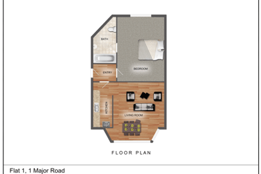 1 bed flat, Major Road, Canton, Cardiff, CF51PF - Image 5
