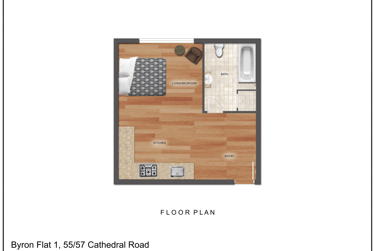1 bed flat, Cathedral Road, Riverside, Cardiff, CF119HD - Image 7
