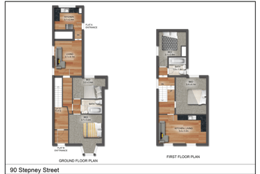 2 bed flat, Stepney Street, Mount Pleasant, Swansea, SA58BD - Image 2