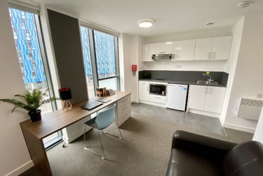 1 bed studio, George Road - Classic Studio, Five Ways, City Centre, Birmingham, B151PL - Image 5