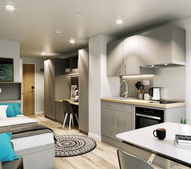 Studio Flats for Students in City Centre, Leeds | AFS