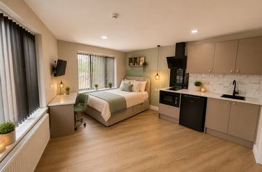 Raddlebarn Court - Studio Room, Selly Park, Birmingham - Image 2