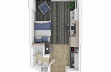 Studio - Silver, City Village, Bond Street, City Centre, Coventry - Image 2
