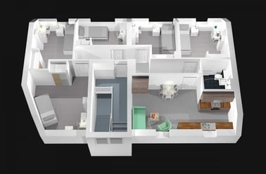 Premium Plus - 5 Bed Flat, Froghall, 29 Froghall Road, Old Aberdeen, Aberdeen - Image 3