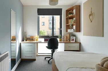 Gold En-suite, Cavendish Place, 20 Wilmott Street, Manchester Metropolitan University, Manchester - Image 2