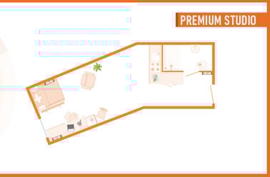 Premium Studio, Glendower House, St Andrew's Lane, City Centre, Cardiff - Image 2