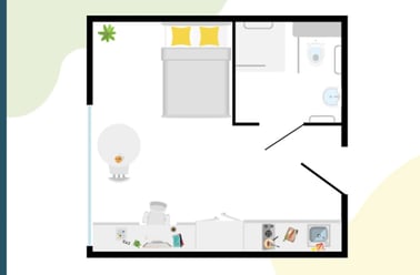 Accessible Studio, Element, Flats 101 to 808, 84 Cambridge Street, Hulme, Manchester - Image 2