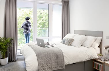 Studio Bronze Premium (balcony), Lace Market Studios, 7 Belward Street, City Centre, Nottingham - Image 2