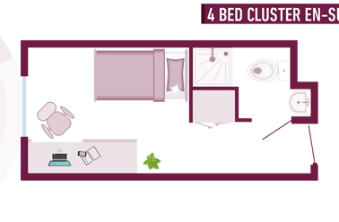 Essential Ensuite, Canterbury Student Manor, Parham Road, City Centre, Canterbury - Image 2