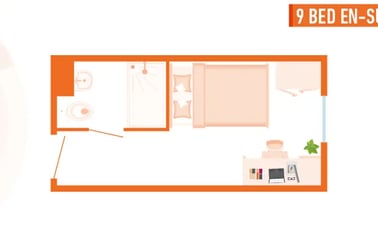 Silver En-Suite, Bailey Street, 39 Bailey Street, City Centre, Sheffield - Image 2
