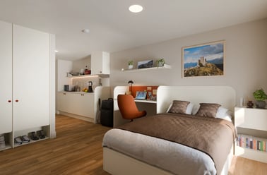 Deluxe Studio - Dual Occupancy - PPPW, Valerian, 15 Foss Island, City Centre, York - Image 3