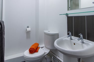 Silver Ensuite, Alexandra Hall, Victoria Terrace, Central, Aberystwyth - Image 3