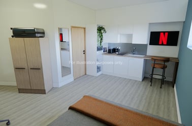 Large Plus Studio, Gallery Apartments, 2 Port Dundas Place, City Centre, Glasgow - Image 2