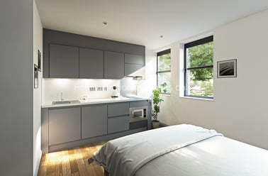 Accessible Studio, Headrow Court, Park Cross Street, Hyde Park, Leeds - Image 2