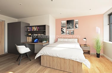 Large Premium Studio, Headrow Court, Park Cross Street, Hyde Park, Leeds - Image 2