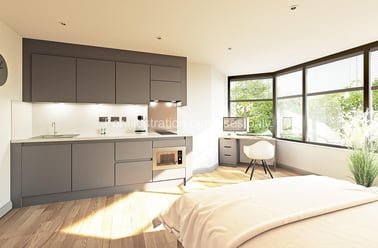 Superior Studio, Headrow Court, Park Cross Street, Hyde Park, Leeds - Image 2