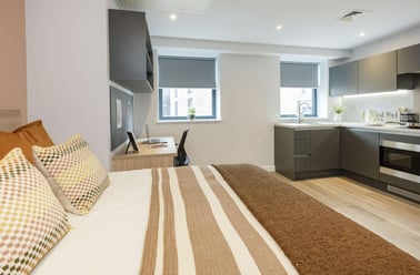 Deluxe Studio, Headrow Court, Park Cross Street, Hyde Park, Leeds - Image 2