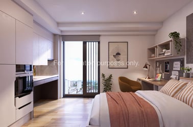 Luxury Studio, Broadway Studios, Renfield Street, Central, Glasgow - Image 3