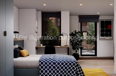 Silver Studio With a Balcony, Centre Court, Alfreton Road, Lenton, Nottingham - Image 2