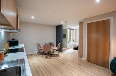 Accessible Studio, Standard Floors, Fusion Nottingham, 1 King Edward Street, City Centre, Nottingham - Image 2
