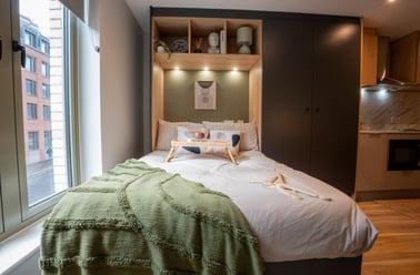 Classic Studio Plus, Standard Floors, Fusion Nottingham, 1 King Edward Street, City Centre, Nottingham - Image 2