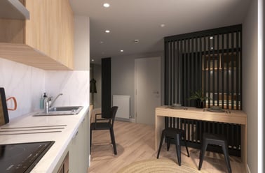 Deluxe Studio, Penthouse, Fusion Manchester, Deansgate, City Centre, Manchester - Image 2