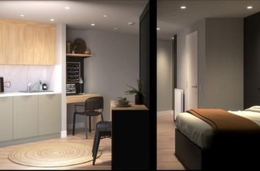 Deluxe Studio, Standard Floors, Fusion Manchester, Deansgate, City Centre, Manchester - Image 3