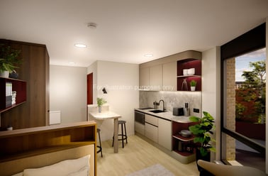 Accessible Studio, Swan Residences, 2 Swan Street, City Centre, Glasgow - Image 3