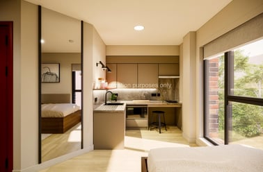 Accessible Studio, Swan Residences, 2 Swan Street, City Centre, Glasgow - Image 3