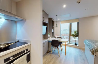 Premium One Bed Apartment, COSMOS, 2 Moore Street, City Centre, Sheffield - Image 3