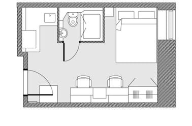 Superior Double Studio, Clarendon Street, City Centre, Nottingham - Image 2