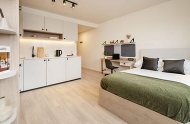Luxury Studio Dual Occupancy 24.6m2-27.3m2 (Double Occupancy Only), Press House, 81-88 Beresford Street, Woolwich, London - Image 2