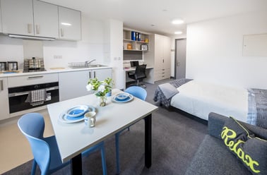 Village Deluxe (Studio room), Student Village, University Campus, Staffordshire University, Stoke - Image 3