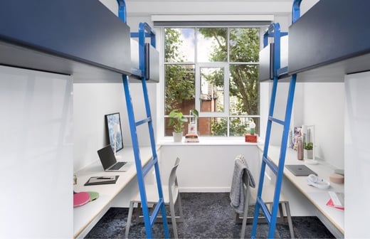 Bed in a Standard Two Person Twin Room