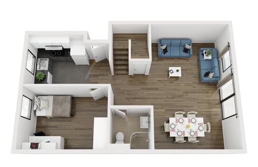 Standard Five Bedroom Shared Apartment