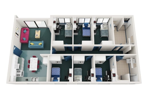 Standard 6 Bedroom Shared Apartment