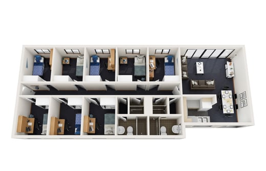 South Eight Bedroom Shared Apartment