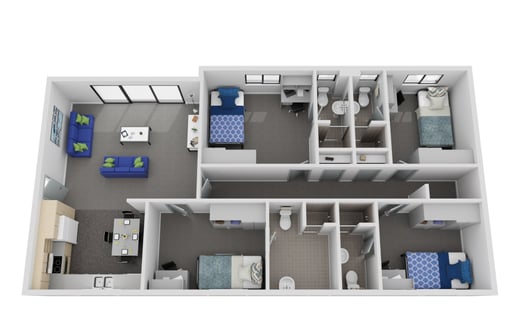 South Ensuite Four Bedroom Shared Apartment